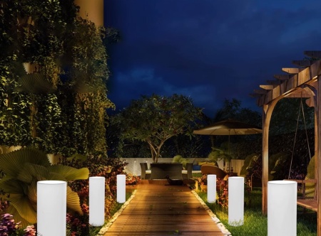 Светильник Цилиндр 30х115 питание от 220, RGB Светильник Цилиндр 30х115 питание от 220, RGB