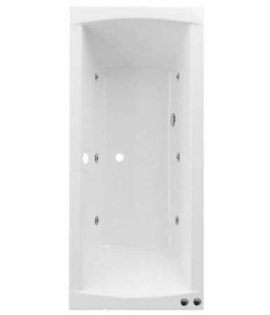 Ванна Excellent Aquaria Lux Slim 180x80 с гидромассажем